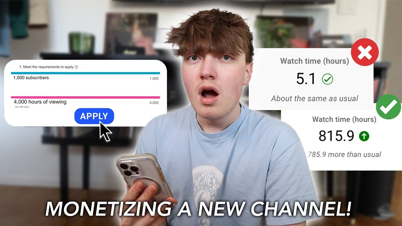 How to Monetize Your New YouTube Channel in 2025! Get 4000 Watch Hours FAST!