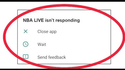how to fix NBA Live isn