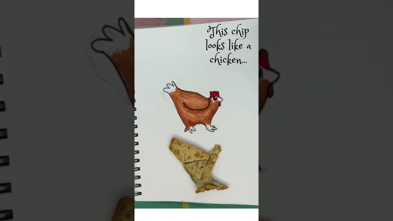 OK why does this chip look like a chicken?! 