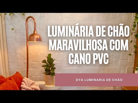 Vídeo: Abajur faça você mesmo para uma luminária de chão. Como fazer um abajur para uma luminária de chão