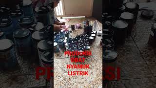 Produksi Obat Nyamuk listrik dari kaleng bekas rokok #viral #viralvideo #kalengbekas