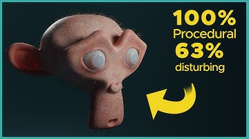 How I gave Suzanne human skin in Blender