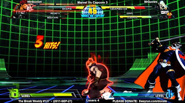 The Break Weekly #127 - MvC3 L4 - Wetbucket VS MrQuotes