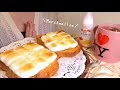 [ASMR] はちみつたっぷり マシュマロトーストを食べる！ [咀嚼音]