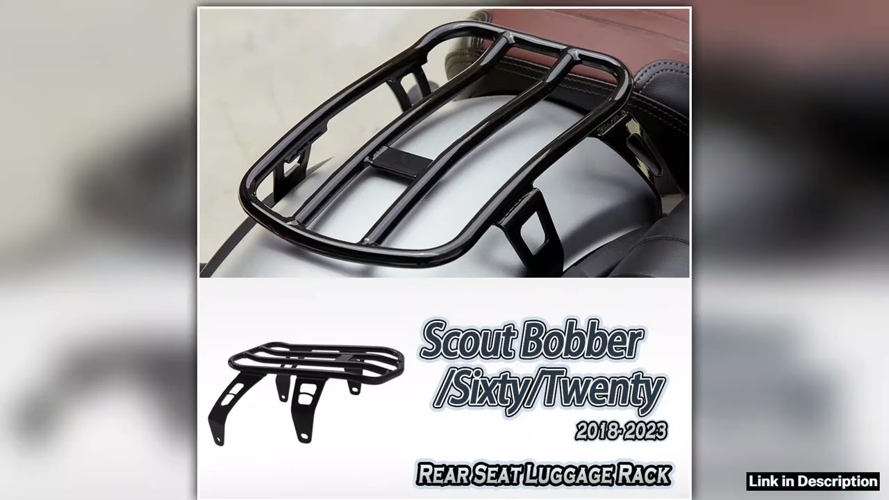 Motorcycle Rear Seat Luggage Rack Steel Support Fender Shelf Parts Accessories For Indian Scout