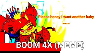 Boom 4x (Meme) { ❤️A💛 x ❤️ V 💙}