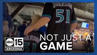More than a game: D-backs fan honors late brother by making World Series memories with his son