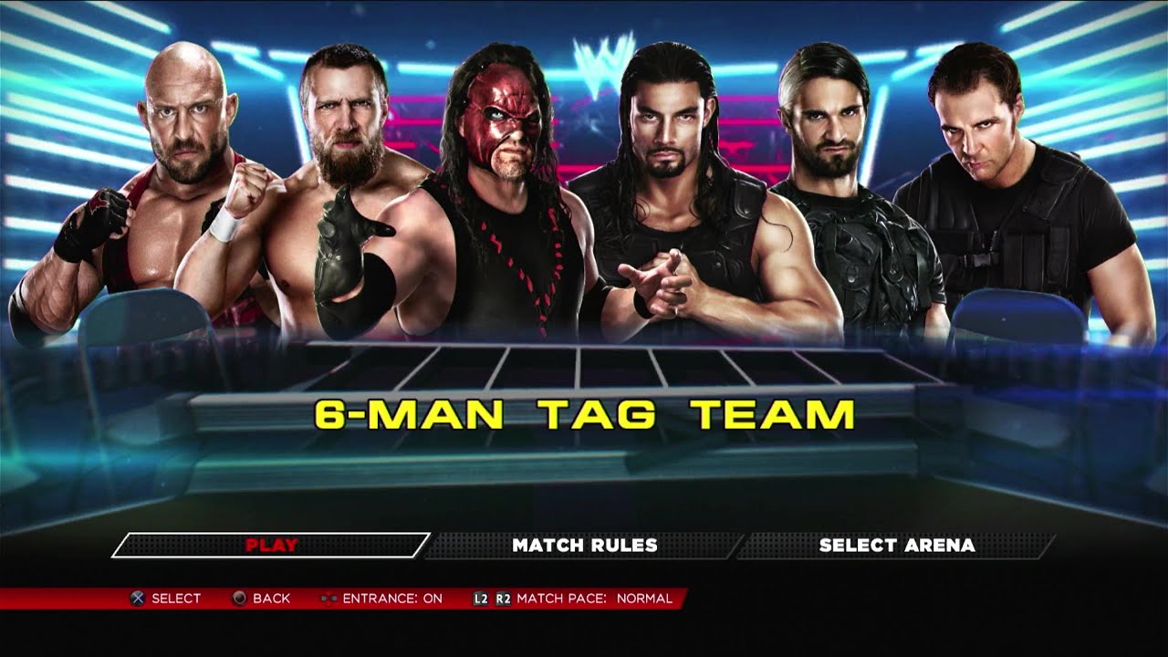 WWE 2K14 - Team Hell No! & Ryaback vs. The Shield