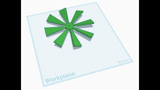 Tinkercad Simple Fan Modelling Tutorial Concept