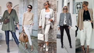 Winter \& Summer Outfits Style For Older Women's Over 50+60+70 | Casual Best Outfits Fashion 2023