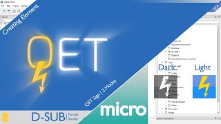 QET QElectroTech, Creating Micro Element : QET Sign