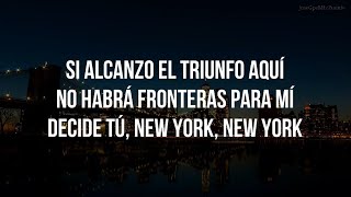 Video thumbnail of "NEW YORK, NEW YORK - José José (LETRA)"