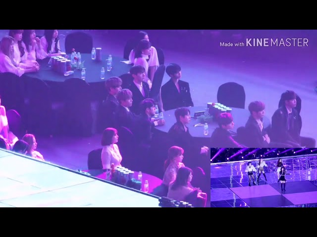 4rd Wanna One reaction to Blackpink ( SO HOT)  .. class=