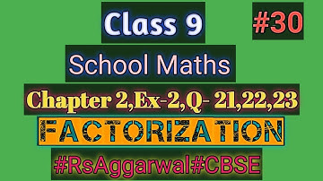 Class-9(Maths) , chapter - 2(Polynomials) ,Ex-2G#RSAggarwal#NERT#CBSE#UP#MP & #otherboards..