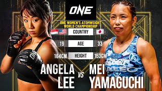 YOUNGEST World Champion In MMA History 🤯 Angela Lee vs. Mei Yamaguchi I | Full Fight