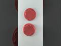 Satisfying red clay art | Satisfying clay art #shorts