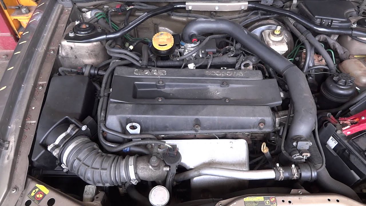 2003 Saab 9-3 engine with 71k miles. - YouTube