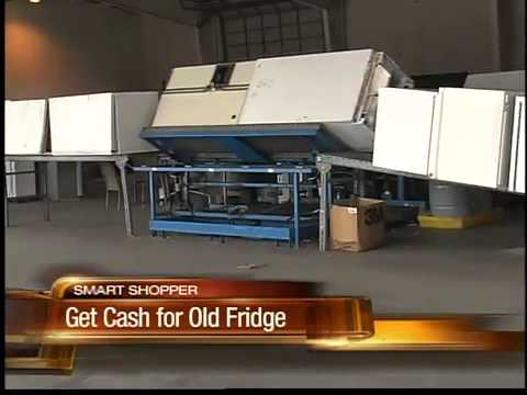 Get your old fridge hauled away for free and get $30 for it - YouTube