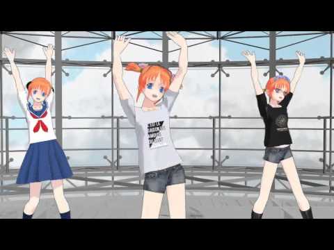 MMD銀魂 神楽ちゃんで Hurly Burly【モデル配布】
