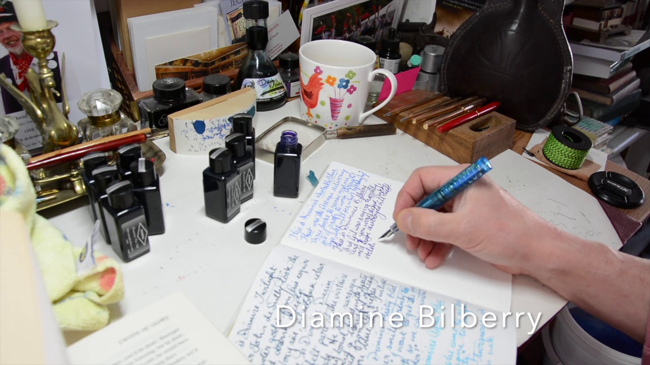 Ink Comparison: Diamine Blue Inks