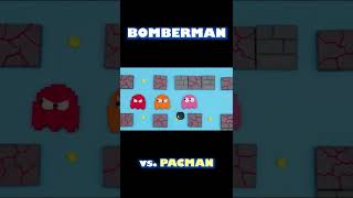 BOMBERMAN vs. PACMAN @pacmanfamily1203 #shorts
