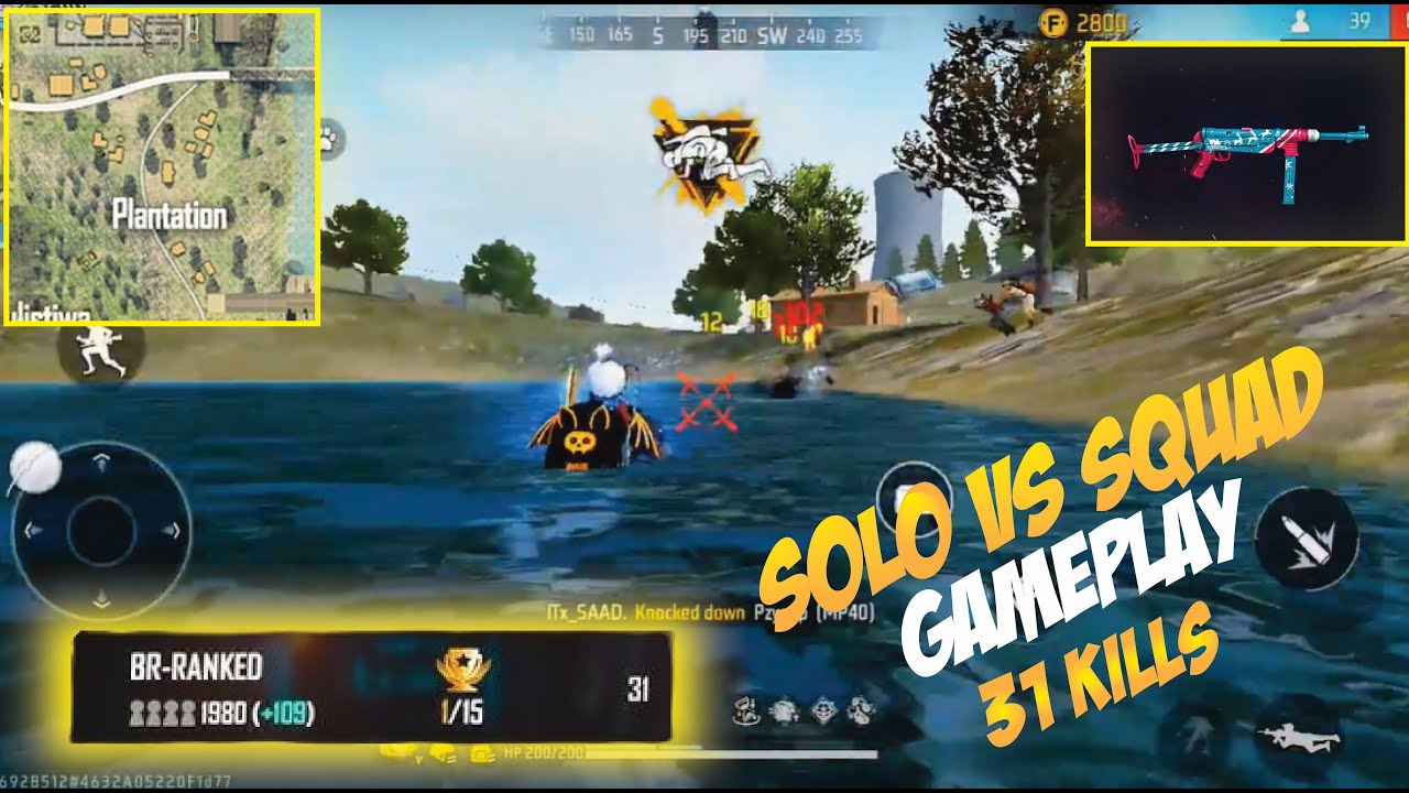 Free Fire Solo vs Squad Gameplay | #freefire #gameplay #gaming - YouTube