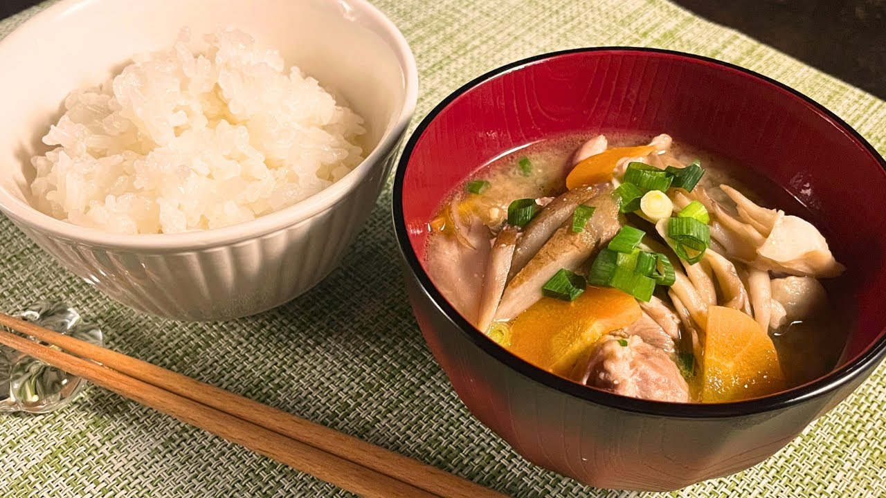 A Hearty Chicken Miso Soup with Winter Root Vegetables | Tokyo