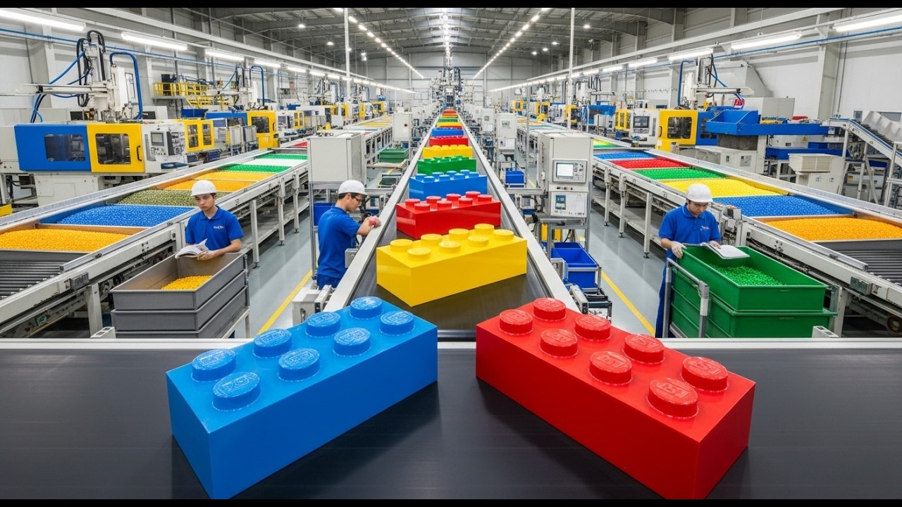 From Plastic Granules to LEGO Bricks | Inside the LEGO Production Process