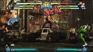 Marvel vs Capcom 3 Gameplay #05 - Zero, She-hulk, Storm