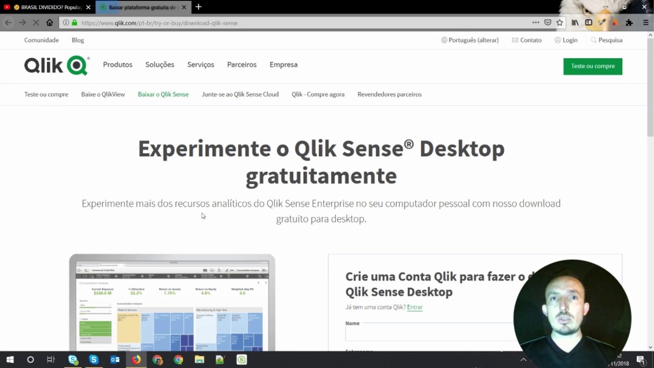 🧰 Instalação do Qlik Sense Desktop e Aplicativo (QVF)