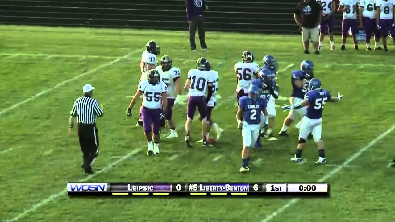 Leipsic vs 5 LibertyBenton Football YouTube