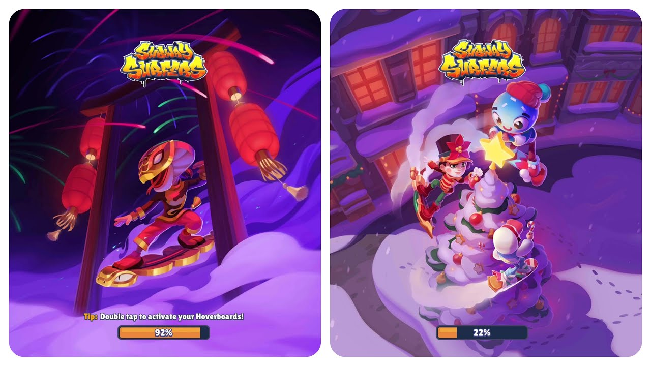 Subway Surfers Luoyang 2025 vs Subway Surfers Winter Wonderland 2024