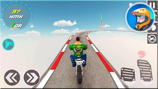 Impossible Track Sky Bike Stunts 3D #Dirt Motorcycle Racer Game #Bike Games 3D screenshot 4