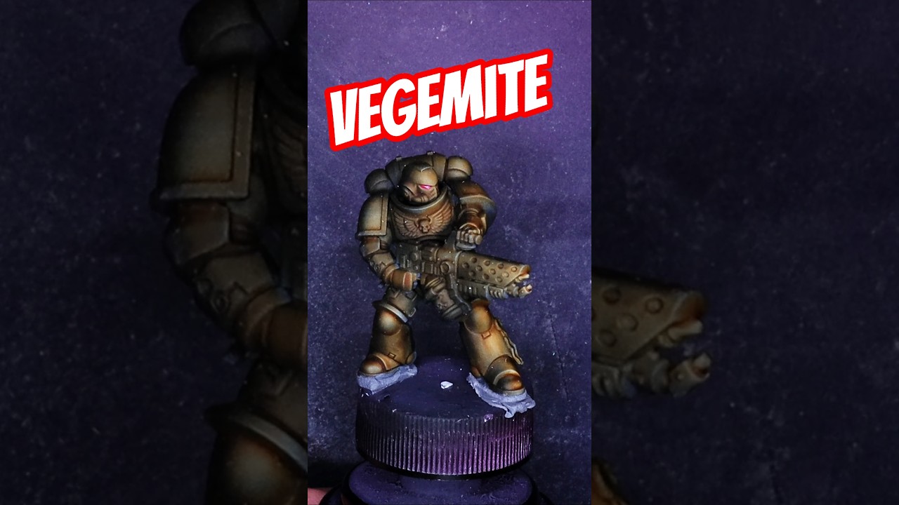 We Painted WARHAMMER with VEGEMITE #warhammer #vegemite #40k