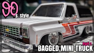 We Built a 90s Bagged Mini Truck! 🤘🏻 | Custom RC Lowrider