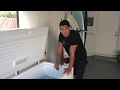 Home ice bath setup with coach pj nestler