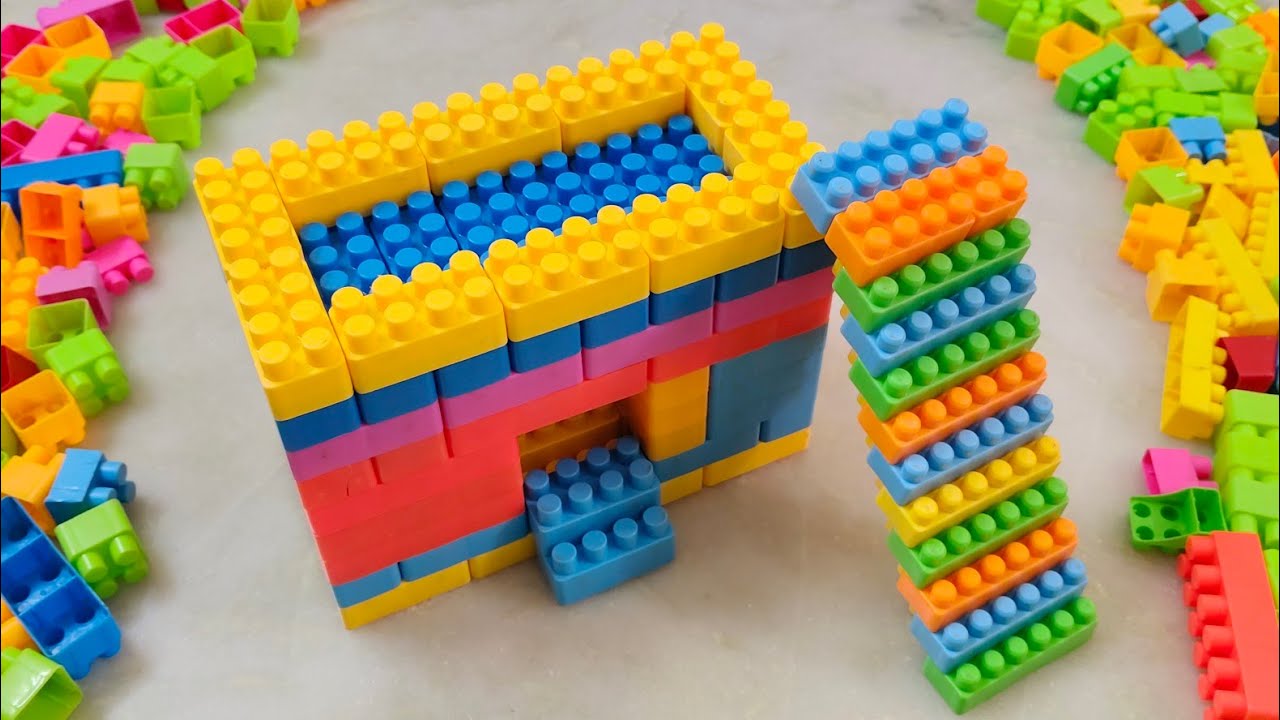 Satisfying DIY House ASMR/Building Blocks/Lego building blocks videos/block game