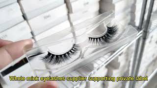 Onlycanas Dropship Mink Lash Mink Lash Pair Wholesale Mink Effect Eyelash Vendor