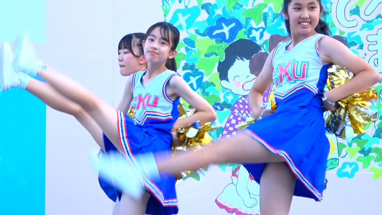 チア】終わらない夏のチアリーディングの2 - YouTube