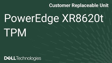 Dell PowerEdge XR8620t: Install TPM