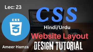 Learn CSS in Hindi/Urdu #23: Website Layout Design