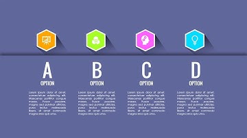 Animated 4 Steps Infographic Slide in PowerPoint