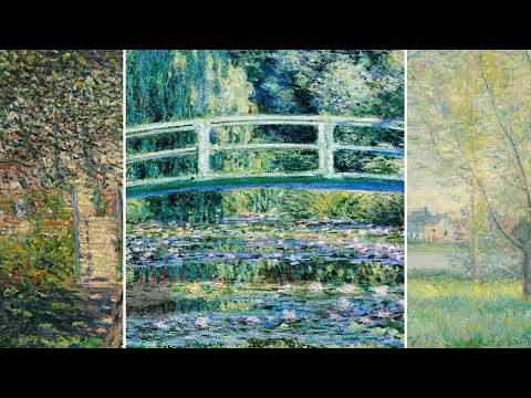 Claude Monet TV — Silent Art Gallery · July 12 Morning | Water lilies and bridge & others