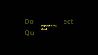 JEE Tips: Physics | Waves | Doppler Effect Quick #shorts #jee