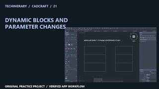 CADCraft 21: Dynamic blocks and parameter changes