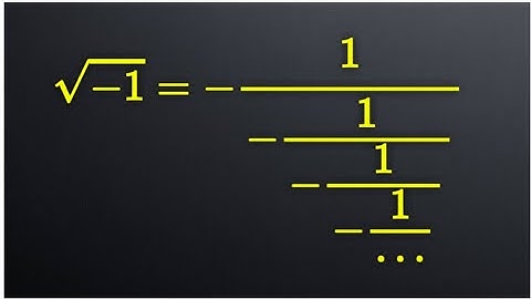 √(-1) Like You’ve Never Seen Before: A Recursive Approach
