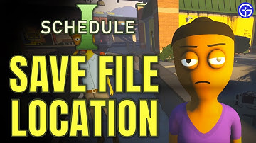 SAVE FILE LOCATION For Schedule 1 (Quick Guide)