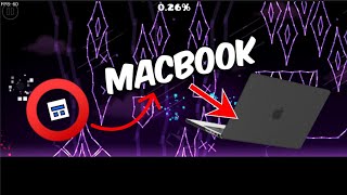 Playing Geometry Dash on a MacBook for the first time