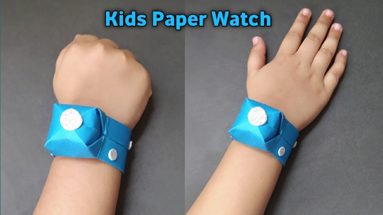 How To Make Paper Watch | How To Make A Paper Watch Easy | No Glue ...