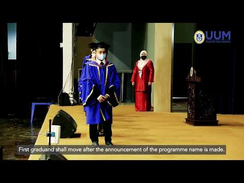 GRADUAND MOVEMENT SIMULATION DURING THE CONVOCATION CEREMONY AND RETURNING OF ROBE ATTIRE